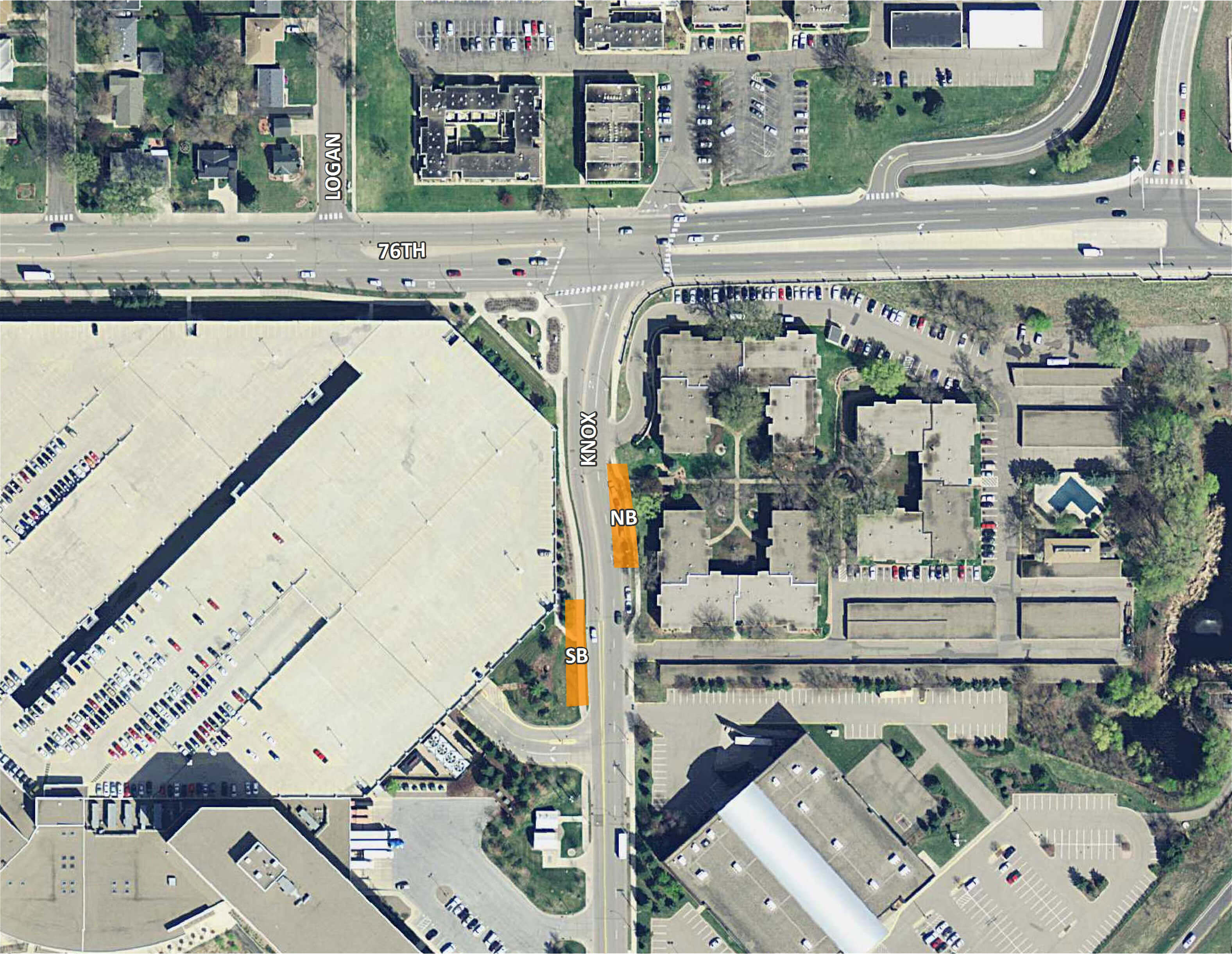 76th Street Station Aerial map