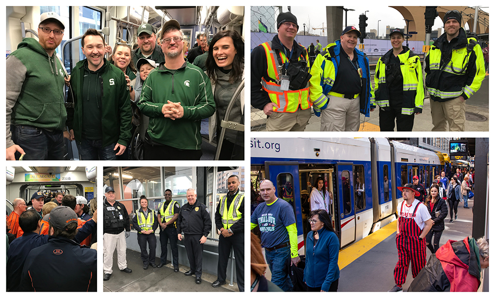 Metro Transit brought tens of thousands of fans to U.S. Bank Stadium for the 2019 NCAA Men's Final Four in Minneapolis.