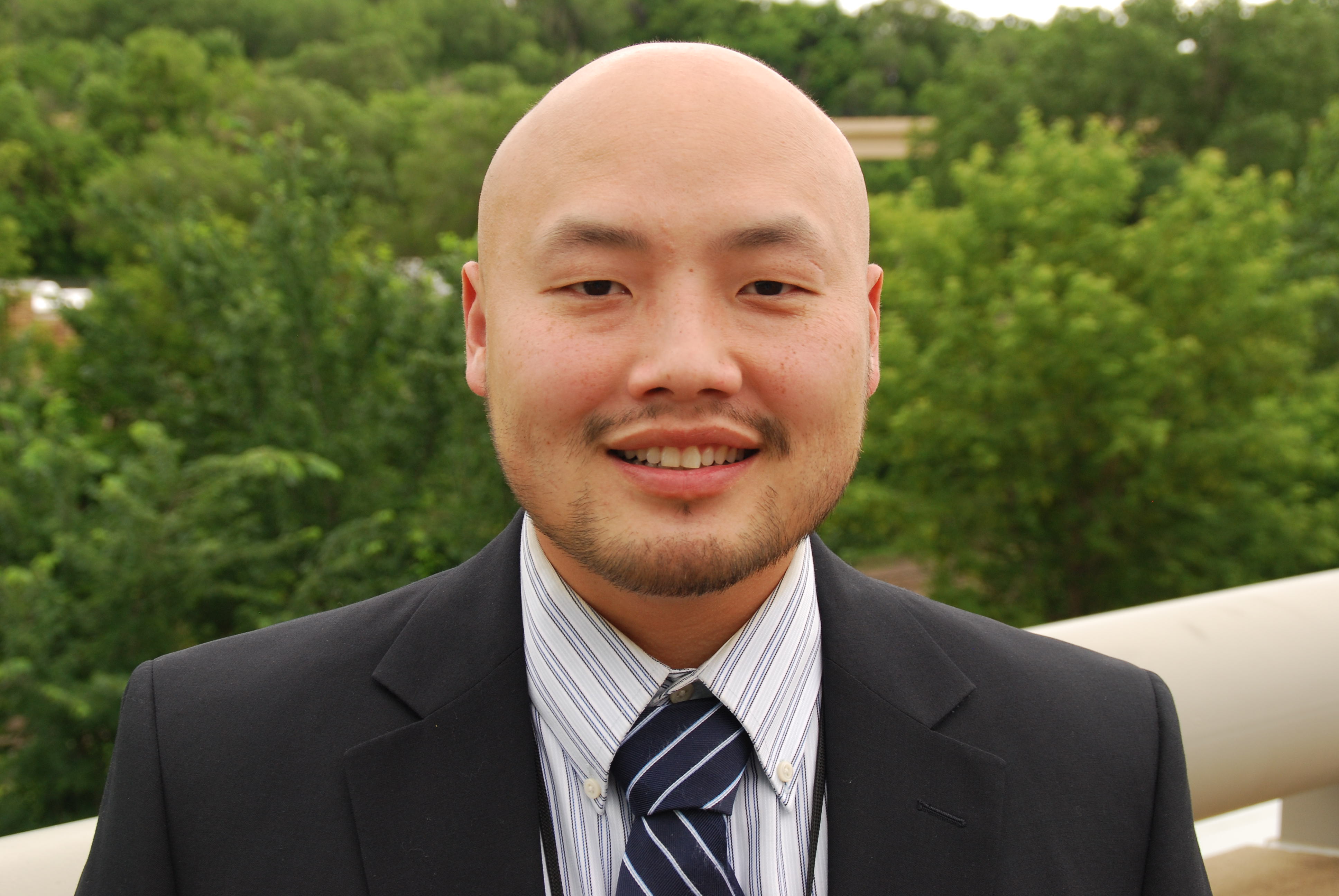 Assistant Transportation Manager Chang Yang at the East Metro Garage.