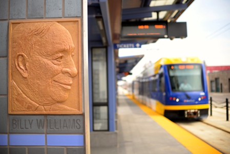 Public art at Victoria Street Station. 