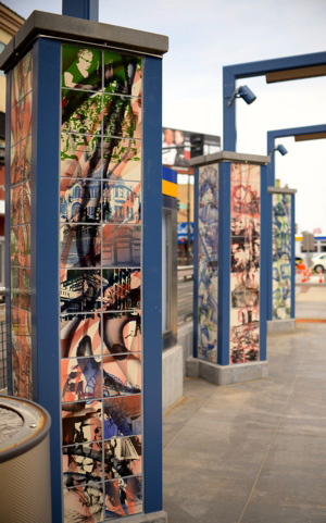 Snelling Avenue Station Art