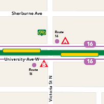 Victoria Street Station map