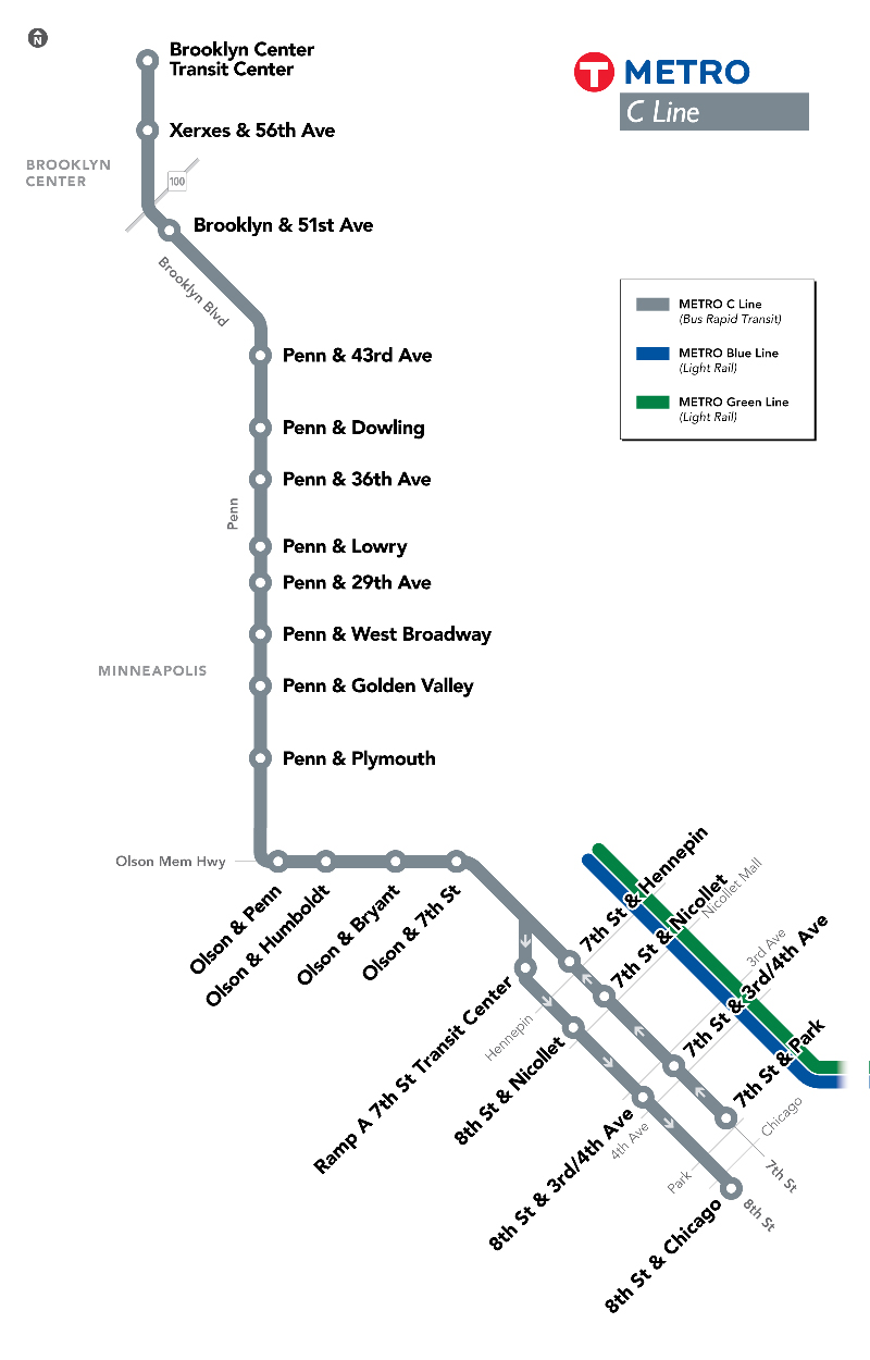 C Line Map